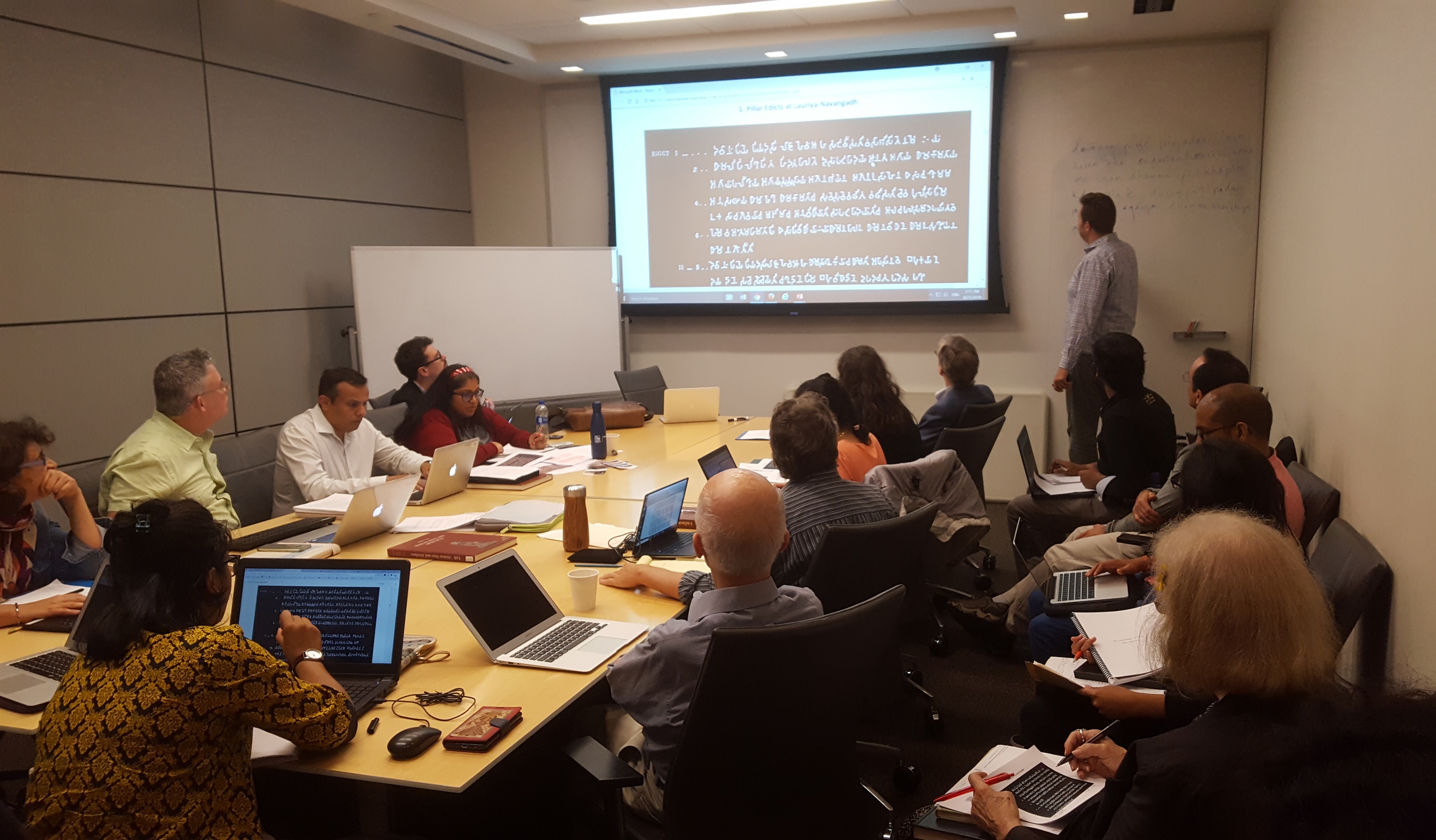 An International Workshop On The Epigraphy Of Ancient India Held At Penn South Asia Center